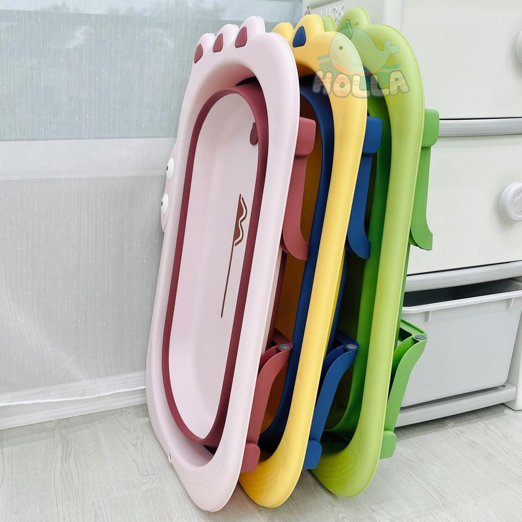 Chậu Tắm Cá Sấu Gấp Gọn Kèm Phao Holla HL 03139