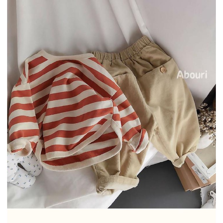 Áo Sweater Một Mảnh Dài Tay Dáng Rộng Kẻ Sọc Phong Cách Phương Tây Thời Trang Xuân Thu 2022 Cho Nam Và Nữ
