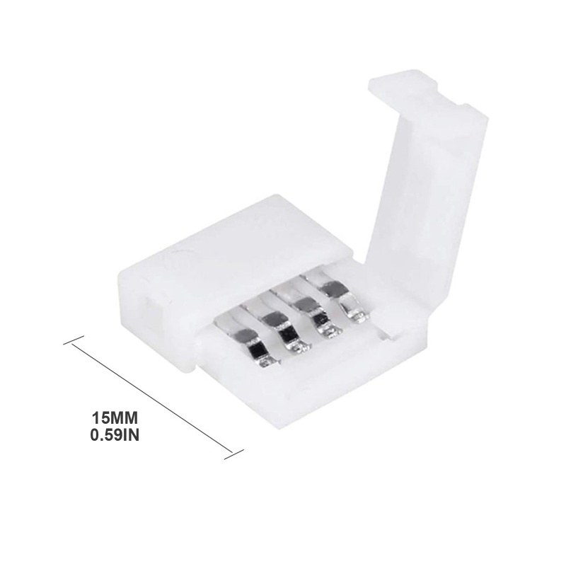 Đầu Nối Dây Đèn LED RGB 4 Pin 10mm Chuyên Dụng ​Set 10 Đầu Nối Chuyển Đổi Chuyên Dụng