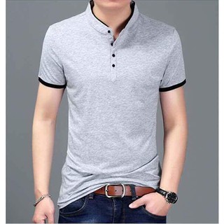 Áo Thun Nam Cổ Trụ