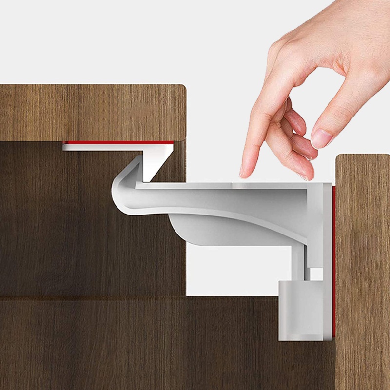 Khóa Cửa Tủ Không Cần Khoan An Toàn Cho Bé