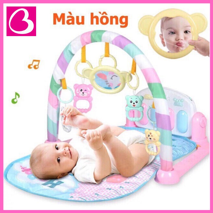 (Hàng loại 1) Thảm chơi đàn Piano phát nhạc Babyintel cho bé nằm chơi