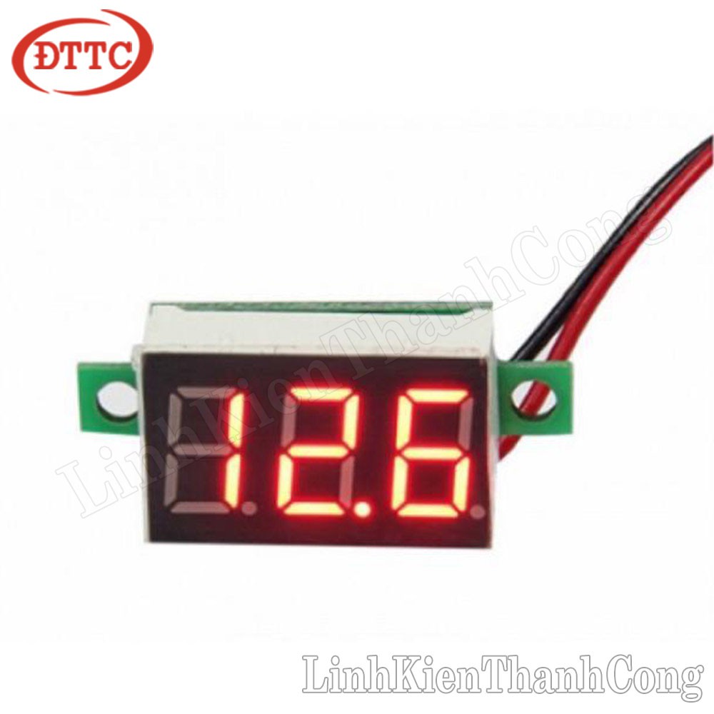 Đồng Hồ Đo Điện Áp 4.5V - 30VDC Loại Nhỏ 0.36inch