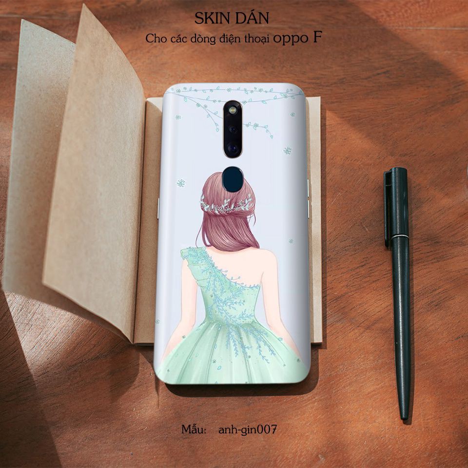 Skin dán cho các dòng điện thoại Oppo F3 - F3 plus - F5 - F7  in hình cực đáng yêu