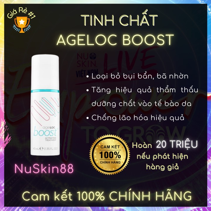 Serum Tinh Chất Chạy Máy Ageloc Boost Nuskin