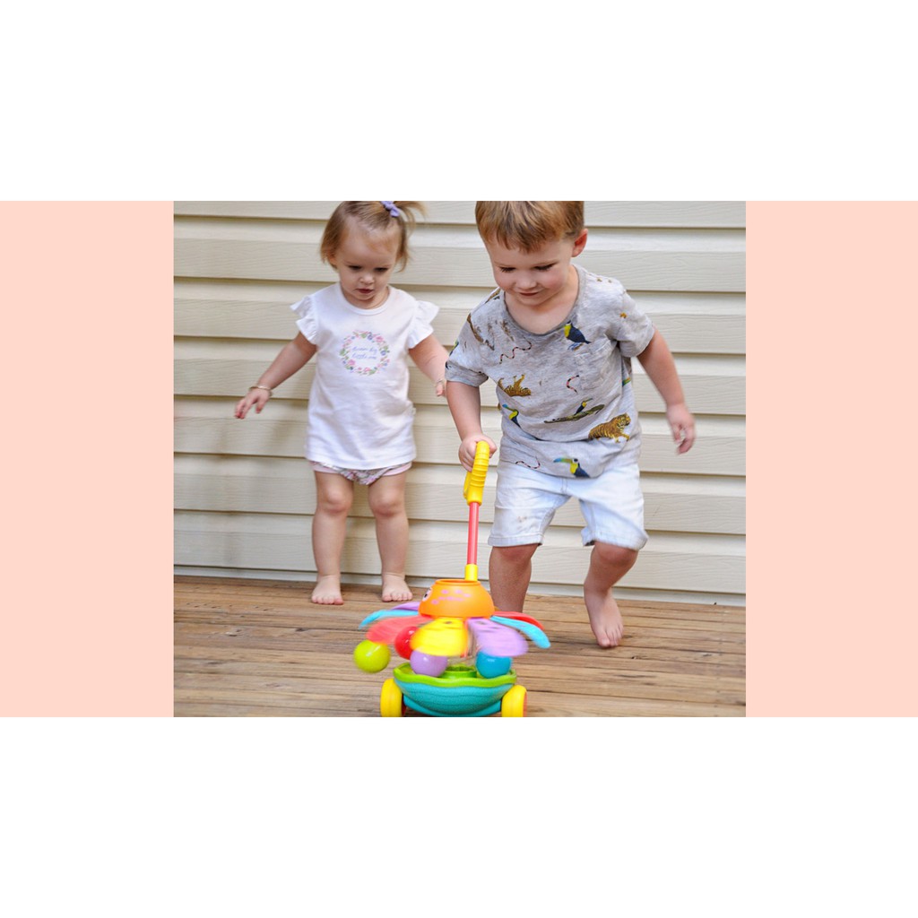 Đồ chơi xe đẩy bóng bạch tuộc Playgro Push Along Ball Popping Octopus, cho bé 12-36 tháng