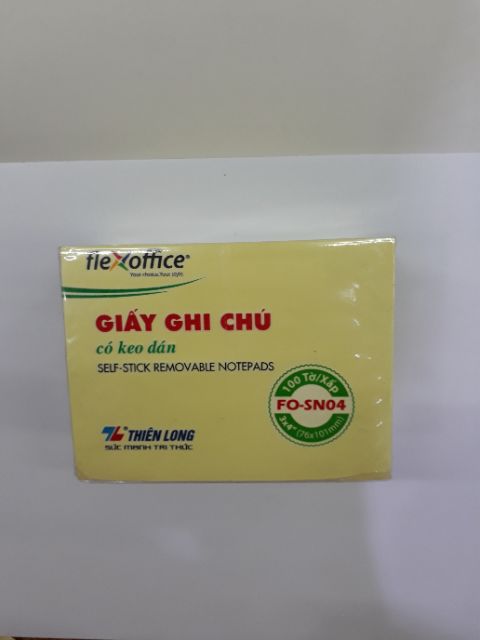 Giấy ghi chú 3x4( 76x101mm)