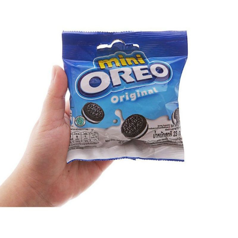 Gói bánh quy Oreo Mini 21g. Hàng nhập khẩu Indonesia. Có đủ vị Vani, Sô