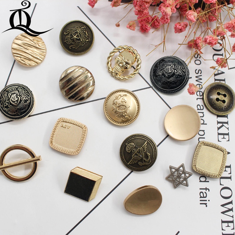 Set 10 Nút Kim Loại 16-25mm 15mm Chuyên Dụng Cho May Vá