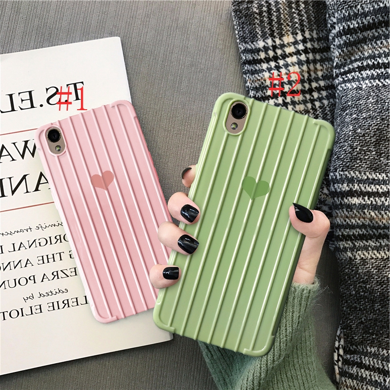 Luggage Box Simple One Heart Pattern Casing Oppo Neo9 A39 F1S F9pro A7X A3S Realme 2 Realme C1 A5S