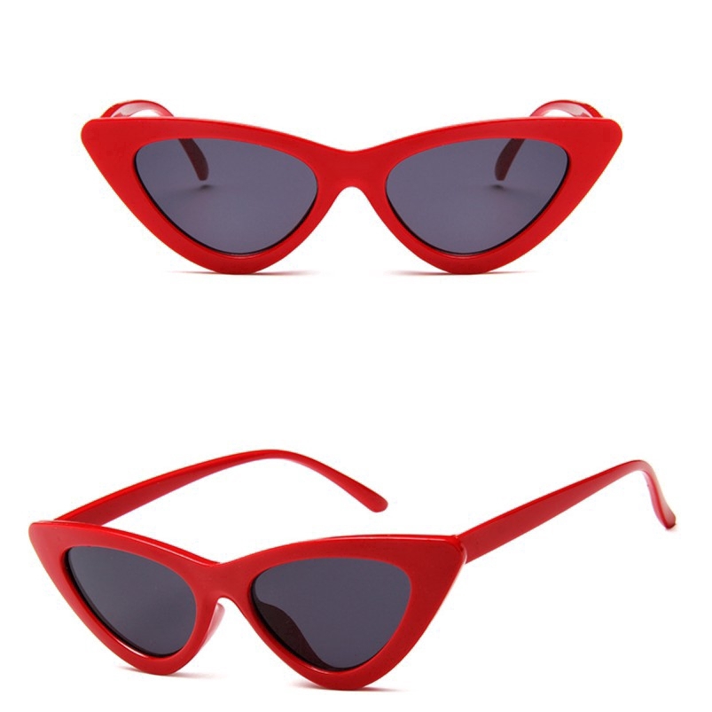 Summer Fashion Small Triangular Frame Cateye Sunglasses/ Women Vintage Cat Eye Shape Sunglasses