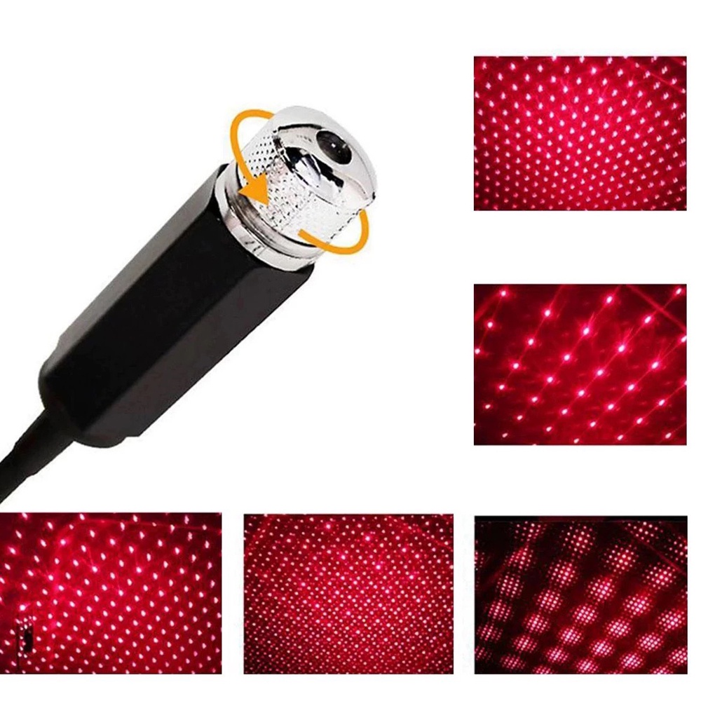 Đèn LASER Tia Trần Nhà Ô Tô Màu Xanh / Đỏ - Đèn LED Trang Trí Phòng Karaoke Decor Phòng Ngủ GIA DỤNG NHSHOP