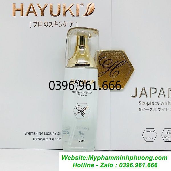 Bộ mỹ phẩm HAYUKI LUXURY NHẬT BẢN 6in1 Cao Cấp