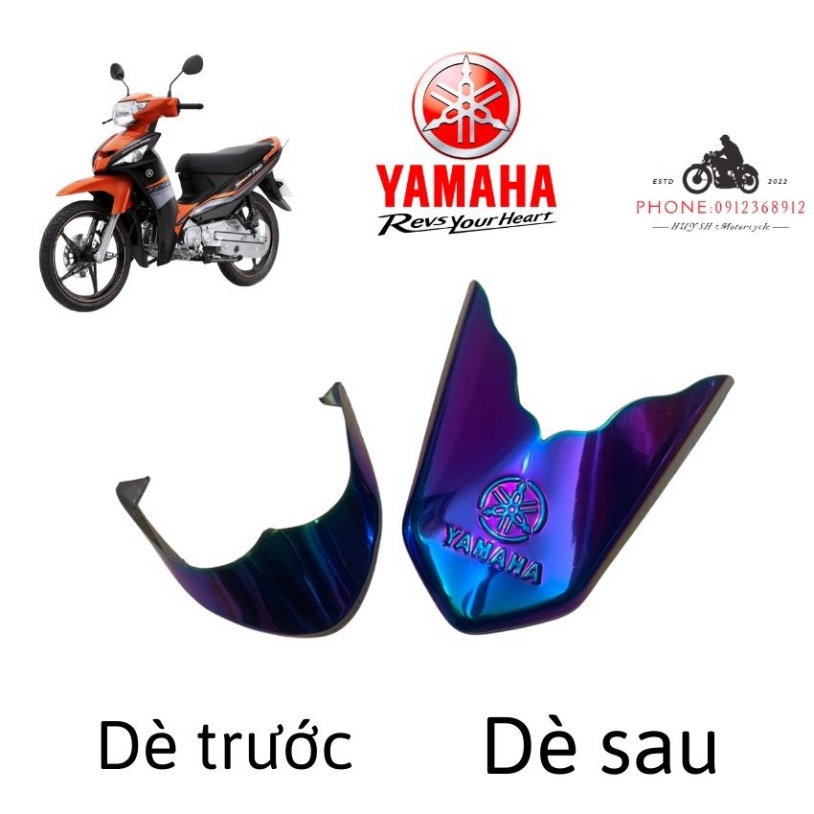 Ốp Mũi Dè Sirius FI, Bọc Mõm Dè Xe Sirius FI,