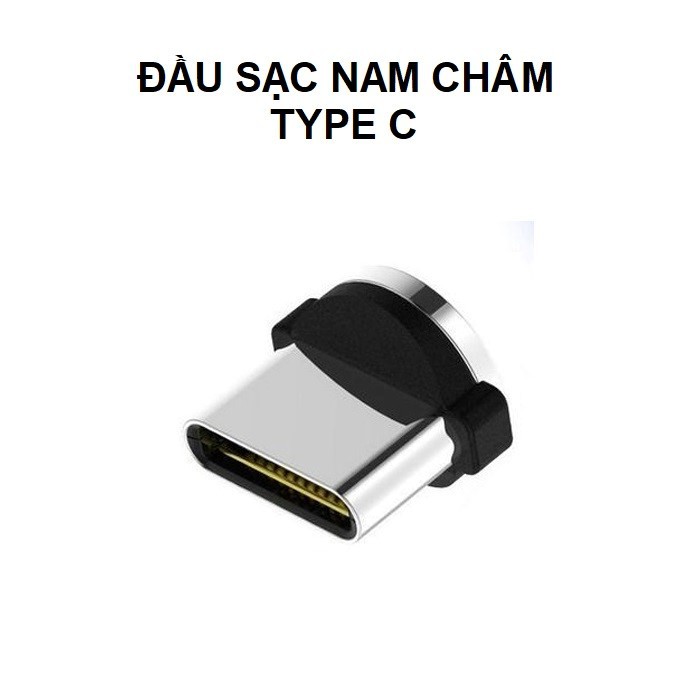 Đầu Sạc Nam Châm Rời LIGHTNING/ MICRO USB/ TYPE C Dùng cho cáp sạc nam châm xoay 360 độ