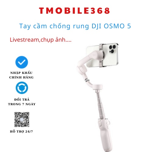 Tay cầm chống rung Gimbal DJI OSMO 5 - HÀNG CHÍNH HÃNG | BigBuy360 - bigbuy360.vn