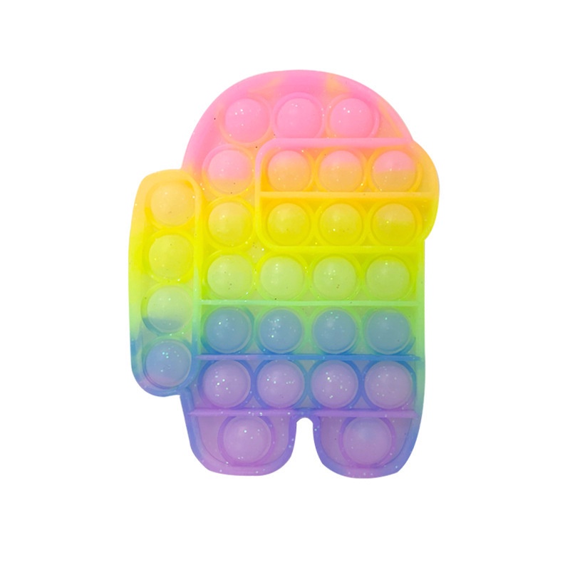 Đồ chơi giải trí thông minh, Pop It 2021 size lớn từ 18-20 cm, giảm căng thẳng hiệu quả cho người lớn, trẻ em
