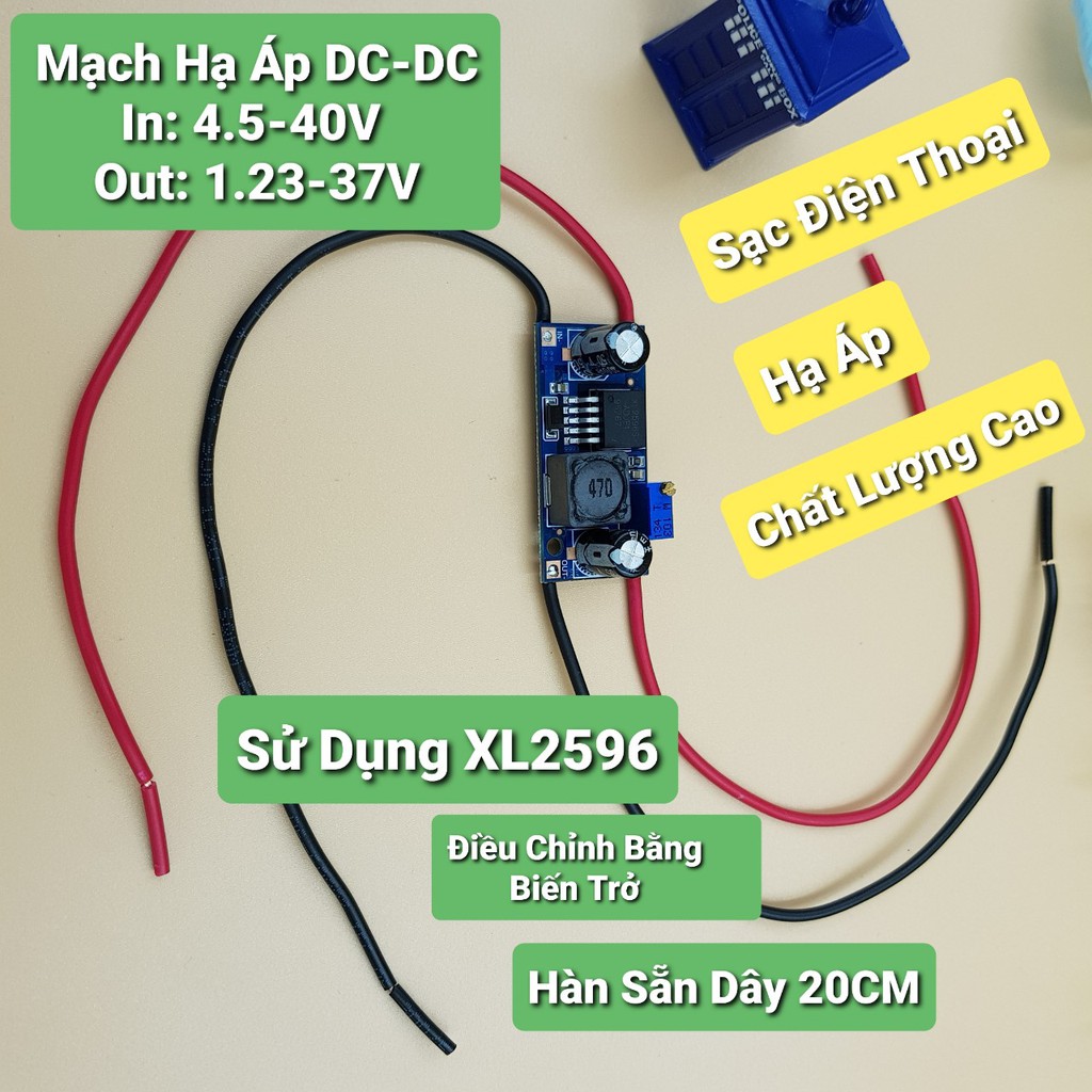 Mạch Nguồn Hạ Áp 3A DC-DC LM2596 ADJ XL2596