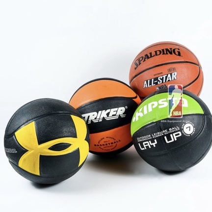 Bóng rổ Cao su size 5, size 6, size7 - Chuyên sân outdoor - Giao màu ngẫu nhiên