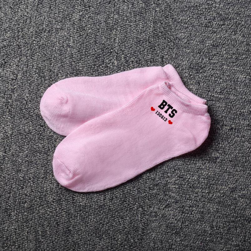 Vớ cotton màu kẹo in hình KPOP BT21 BTS ARMY xinh xắn 900