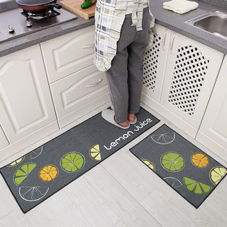 Set 02 thảm bếp cao cấp hoa văn đẹp (40 x 60 và 40 x 120 cm) - HD