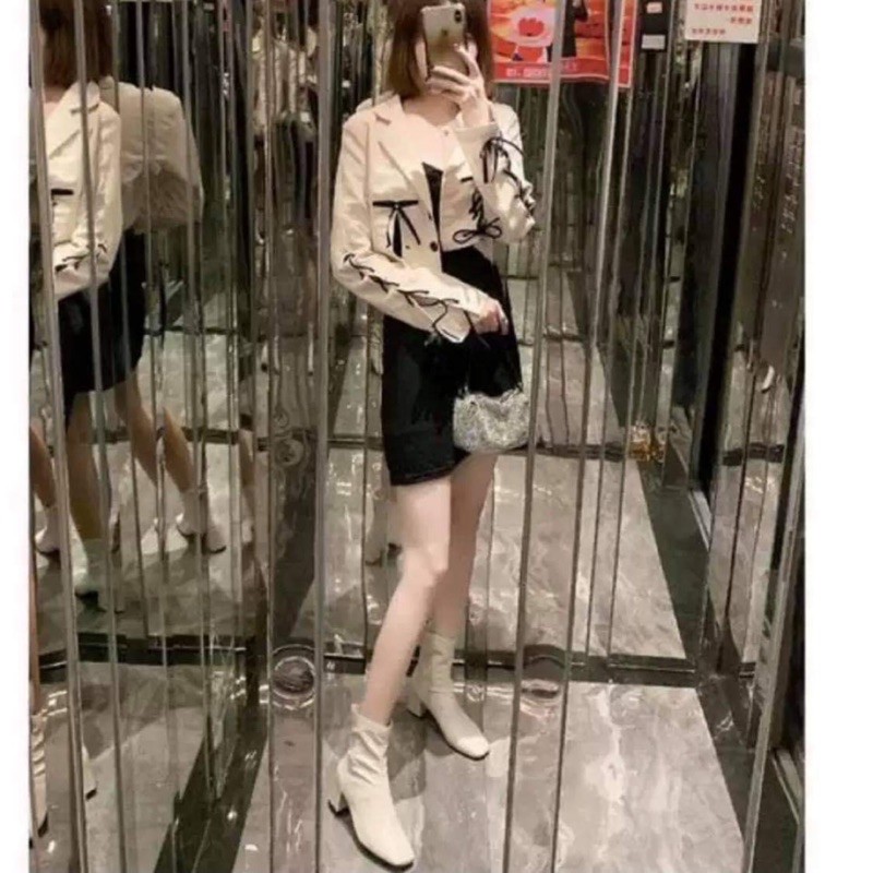 Bốt dạ lót nỉ 6cm | BigBuy360 - bigbuy360.vn