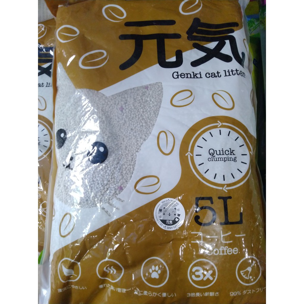 CÁT VỆ SINH MÈO GENKI 5L