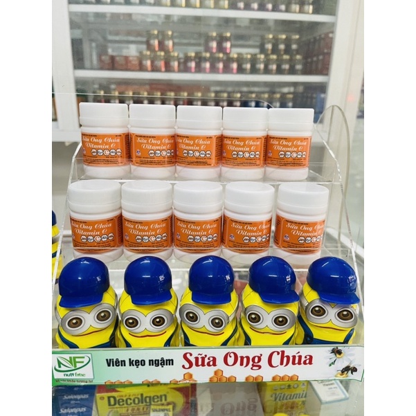 Kẹo sữa ong chúa Vitamin C - Kẹo sữa ong chúa Minion dễ thương