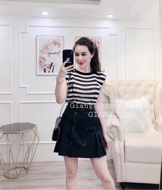 [ Mã FAXANH55 giảm 10K đơn 50K] BÁN SỈ CHÂN VÁY KAKI 6 KHUY KÈM ĐAI | BigBuy360 - bigbuy360.vn