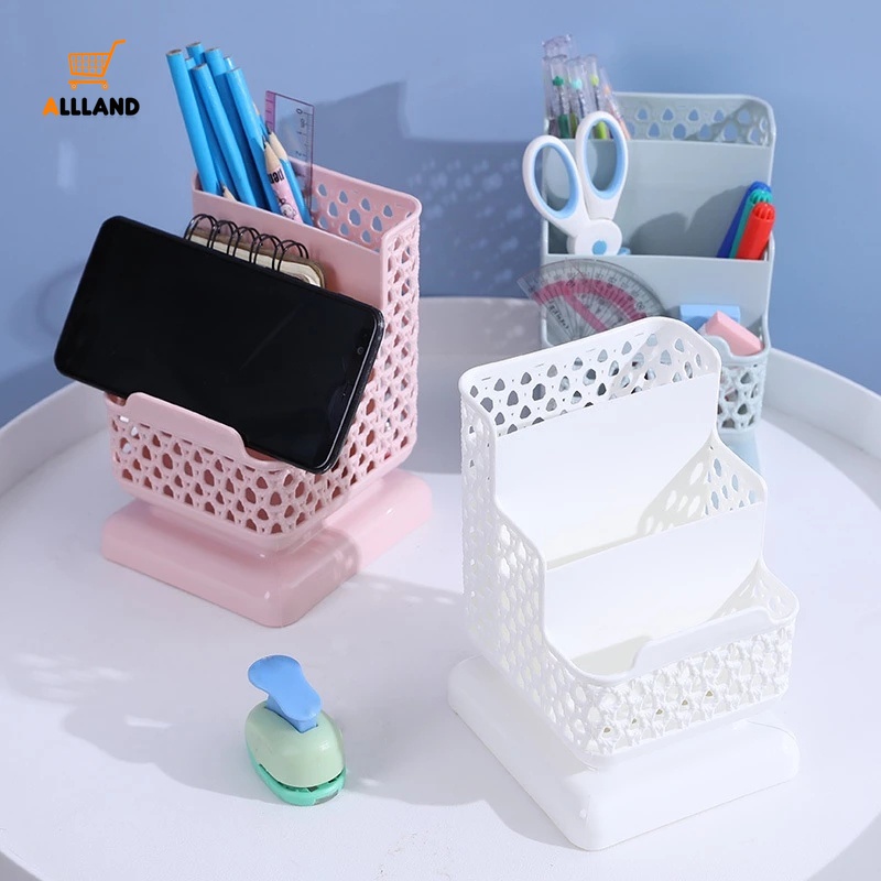 Hộp nhựa đựng mỹ phẩm / bút / điện thoại 3 tầng đa năng tiện dụng