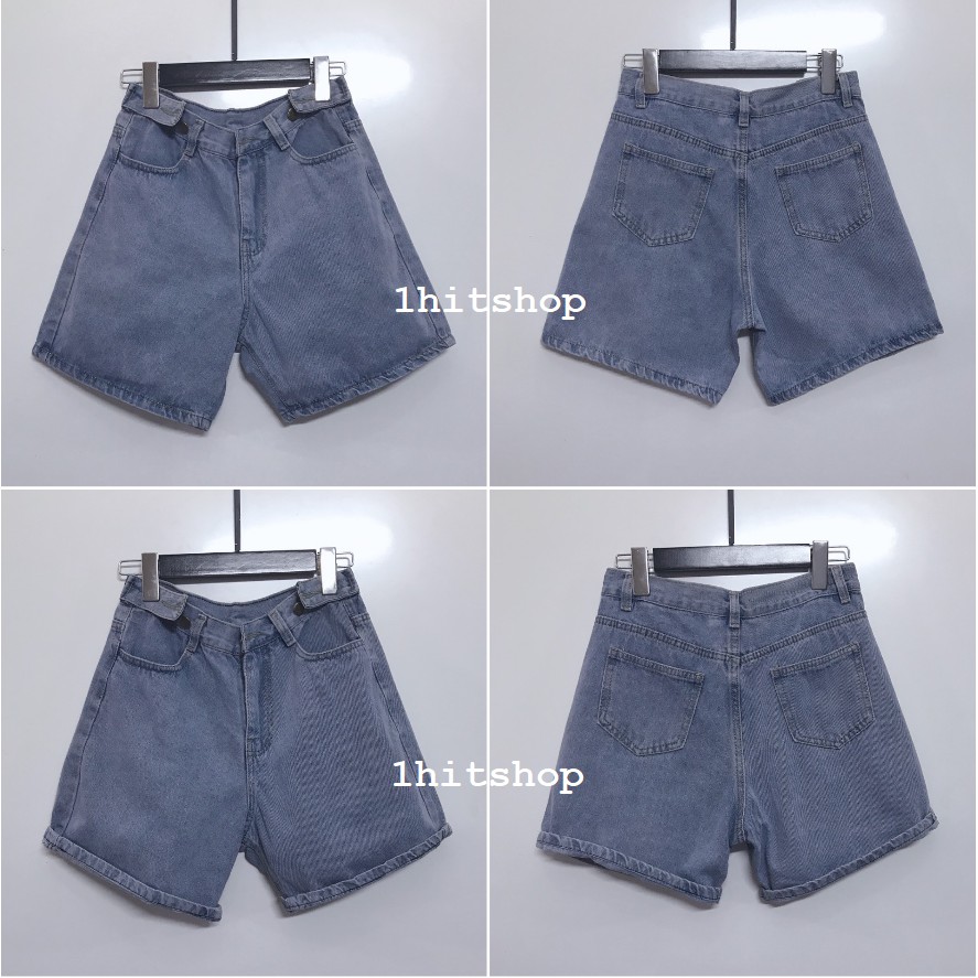 Quần SHORT JEAN 01 Nữ 1hitshop (màu XANH NHẠT) | BigBuy360 - bigbuy360.vn