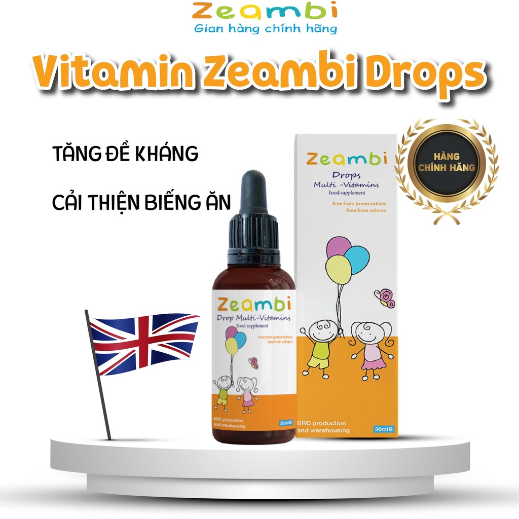 Combo Tăng Đề Kháng Zeambi Cho Trẻ Từ 6 tháng - Tăng đề kháng, tăng miễn dịch con khỏe