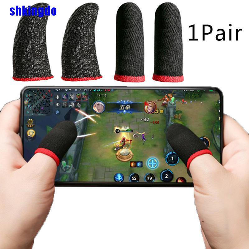 Set 2 găng tay đầu ngón chống mồ hôi dùng để chơi game