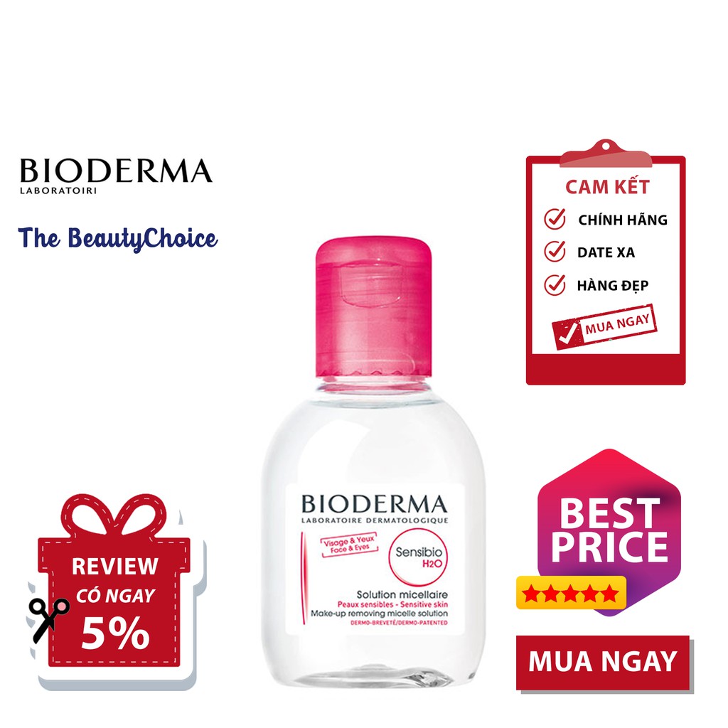 Nước Tẩy Trang Bioderma Sensibio H2O (100mL)