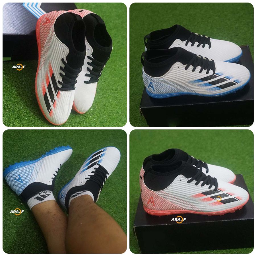 Giày đá bóng cổ cao A23_PASSION_dòng đế cao su_may đế_bảo hành_ size 37-44