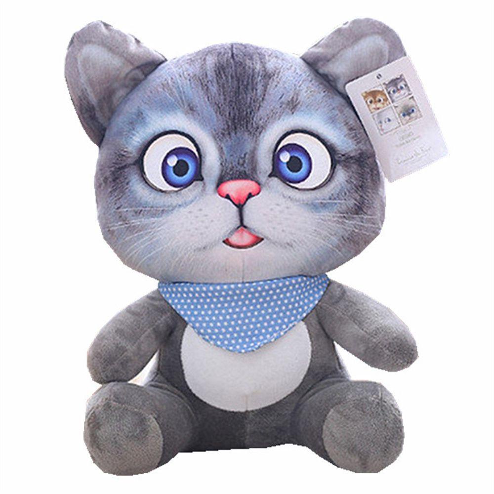 Mèo Nhồi Bông Mềm 20cm Đáng Yêu Cho Bé
