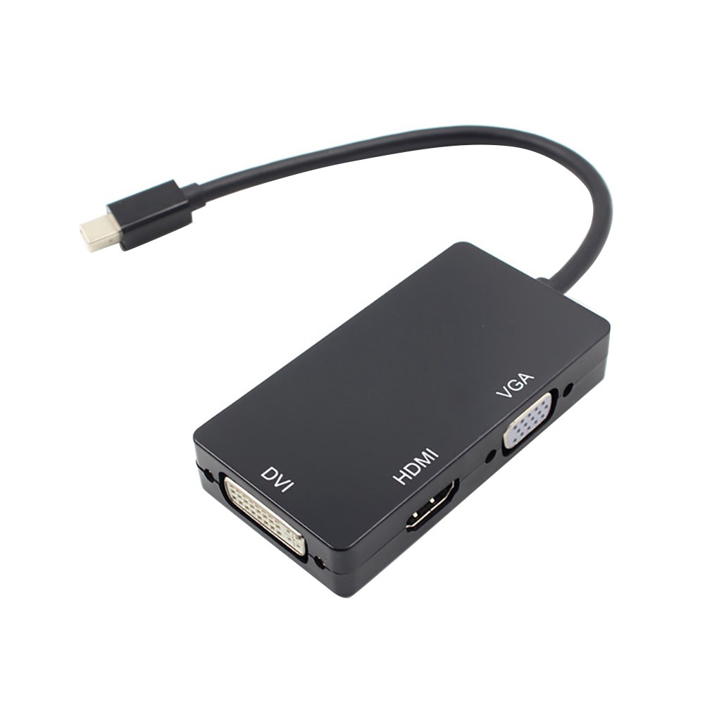 Bộ chuyển đổi 3 trong 1 DP sang HDMI VGA DVI dành cho Macbook Pro Air B26