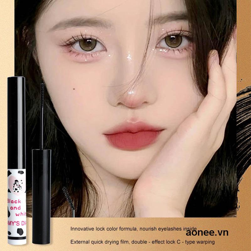 ✨✨Mascara Đầu Cọ Nhỏ Kháng Nước Chống Mồ Hôi Không Nhòe Lâu Trôi Chuốt Cong Mi