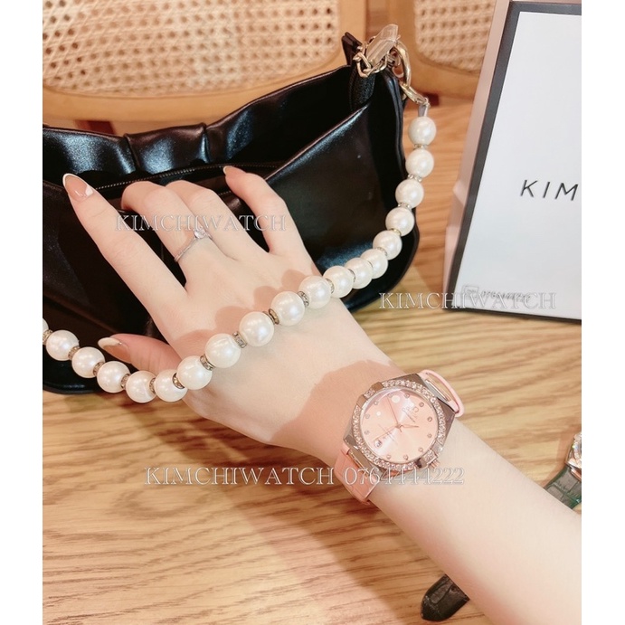 Đồng hồ nữ Omga  dây da cao cấp hàng xịn xò ảnh thật