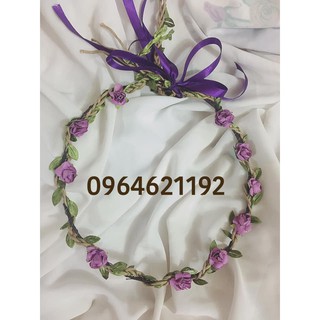 Vòng hoa đội đầu chụp lễ bưng quả, chụp kỷ yếu, lễ trưởng thành