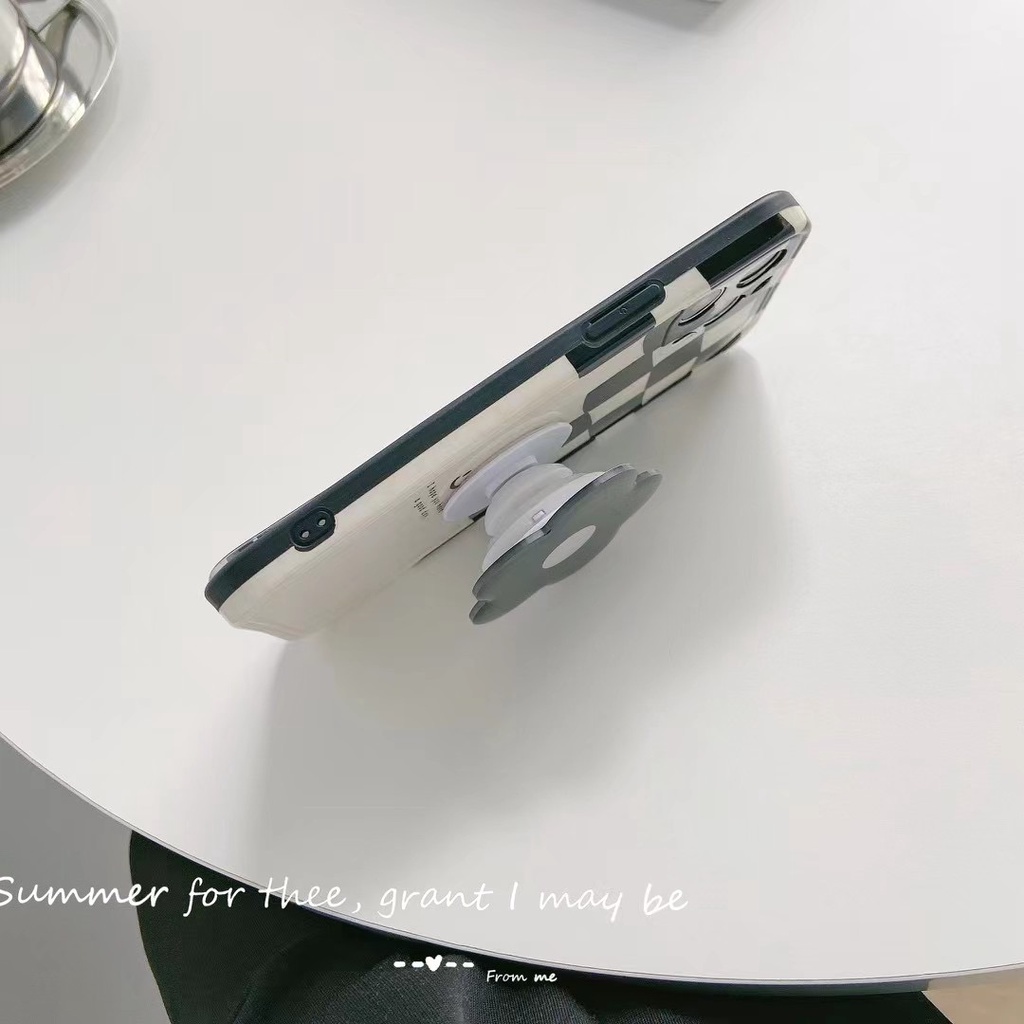 Ốp Điện Thoại tpu Mềm Chống Rơi Có Giá Đỡ Hình Hoa Cho Iphone 14promax 13promax 12 pro max 11 pro max xs max xr x 7 8 plus