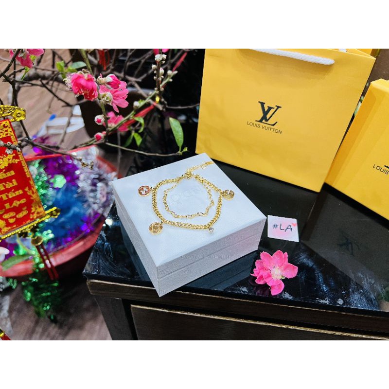 Lắc Tay Đior,Gucci,LV ,HM Titan Cao cấp không hoen,không gỉ