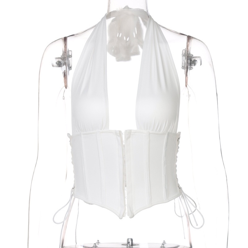 Áo Tank Top Ôm Dáng Hở Lưng Quyến Rũ Cho Nữ