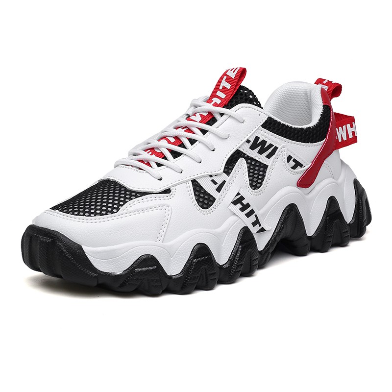 Giày sneaker thể thao nam OF-WHITE Lưới thoáng khí độn đế phong cách Hàn Quốc trẻ trung cực Hot NB-45