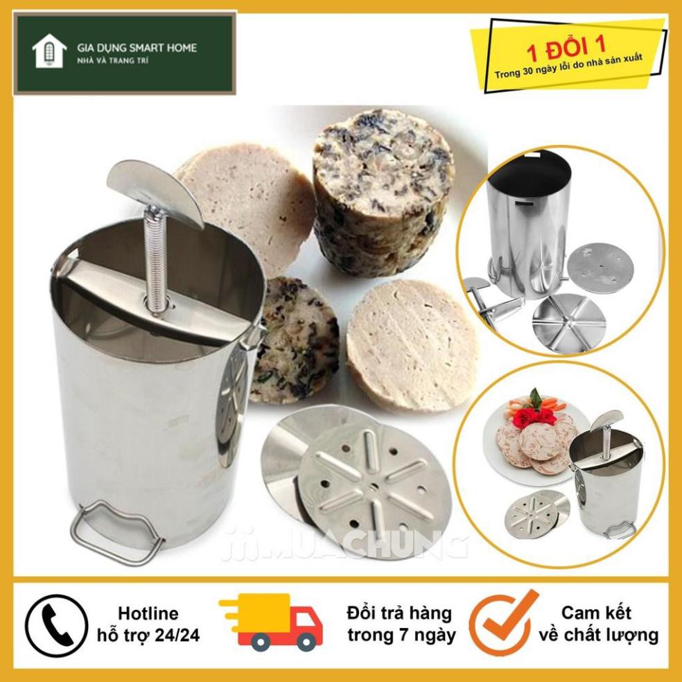 Khuôn Làm Giò, Bộ Khuôn Làm Giò Lụa, Giò Mỡ, Chả Bằng Inox Tại Nhà Siêu Tiện Dụng, Hợp Kim Inox Chống Gỉ