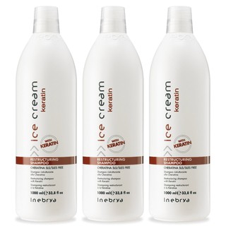 Dầu gội  Inebrya Ice Cream Keratin Restructuring
