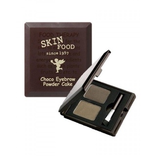 Bột Tán Mày Skin Food Since 1957 Choco Eyebrow Powder Cake Màu Xám Đen