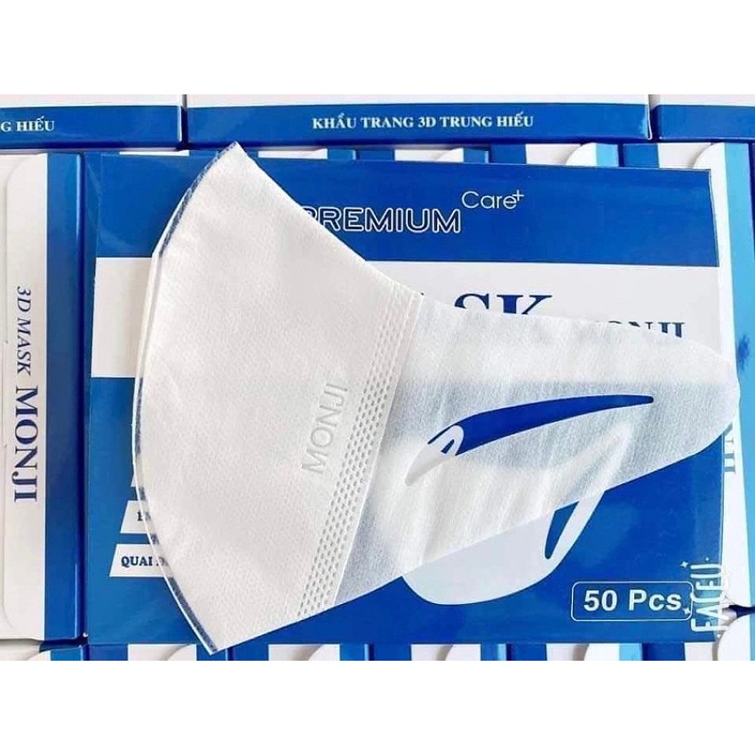 Combo 2 hộp 100 cái khẩu trang 3d mask monji - ảnh sản phẩm 2