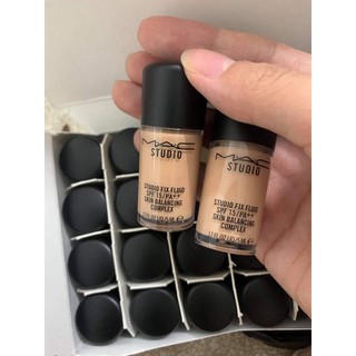 | Mini | Kem nền tone 18 MAC Studio Fix Fluid foundation SPF 15