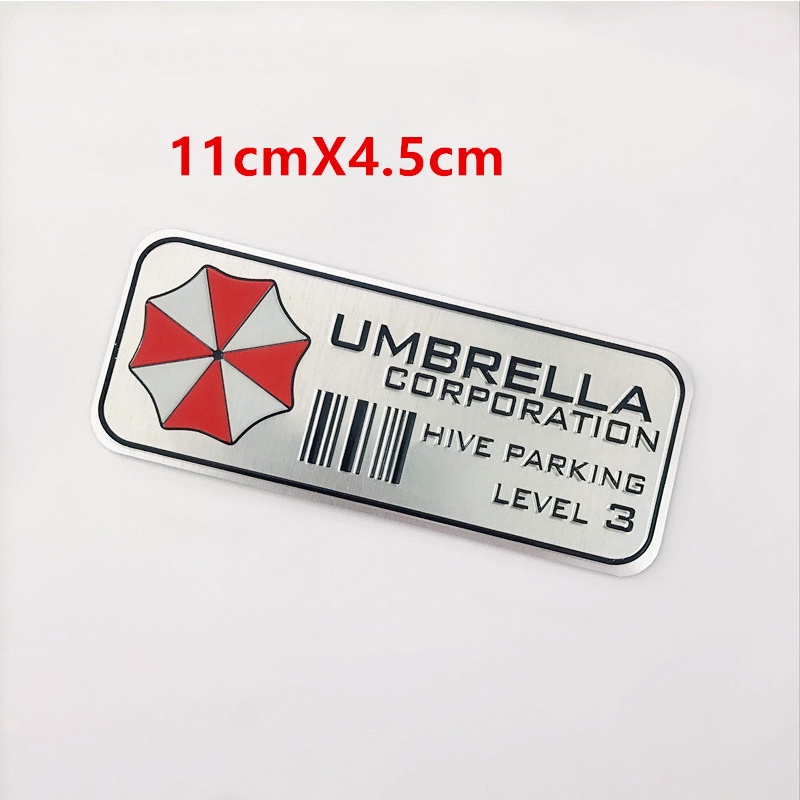 Tem nhôm Umbrella hive parking level 3 - 11x4.5cm